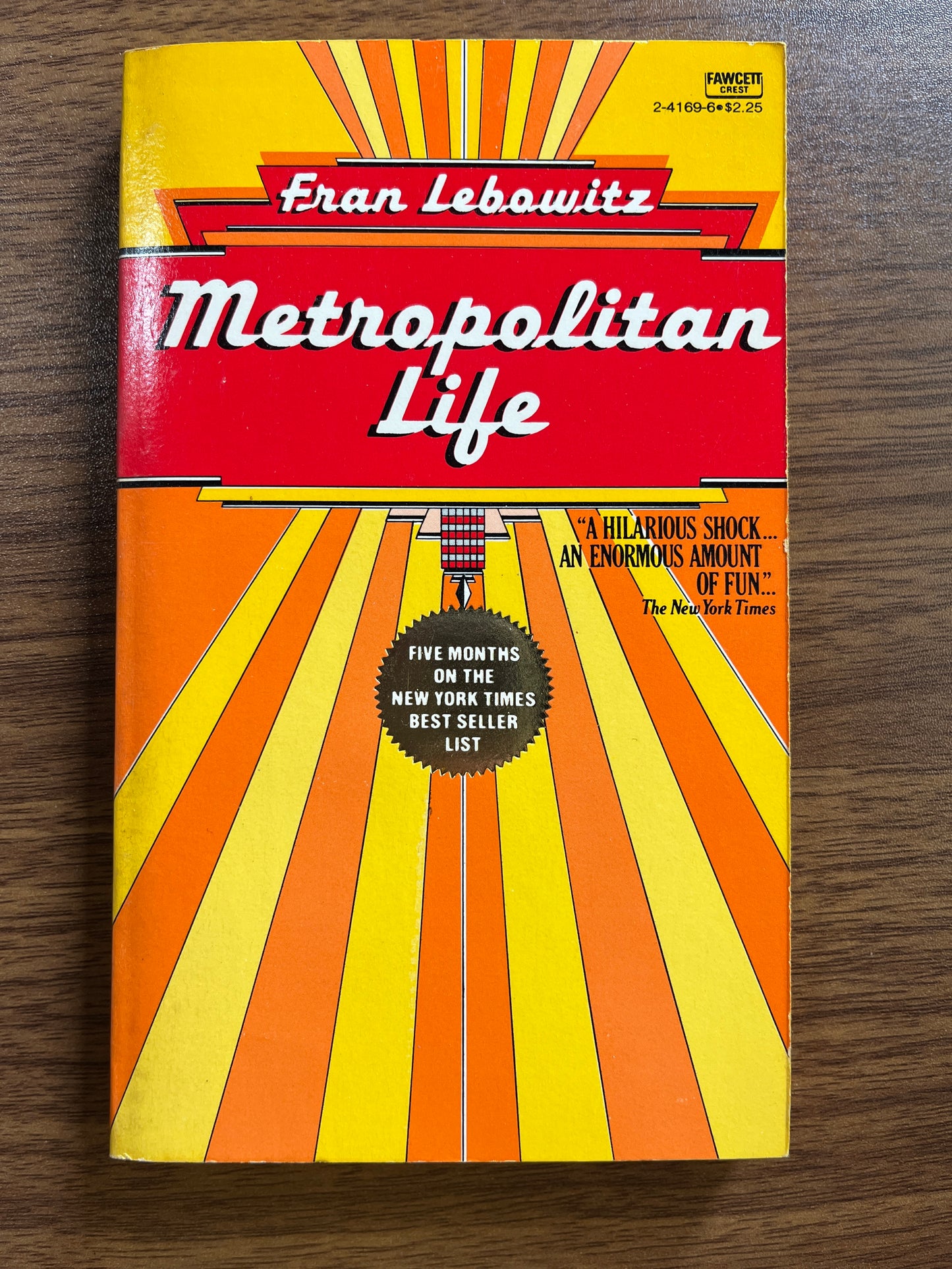 Metropolitan Life by Fran Lebowitz