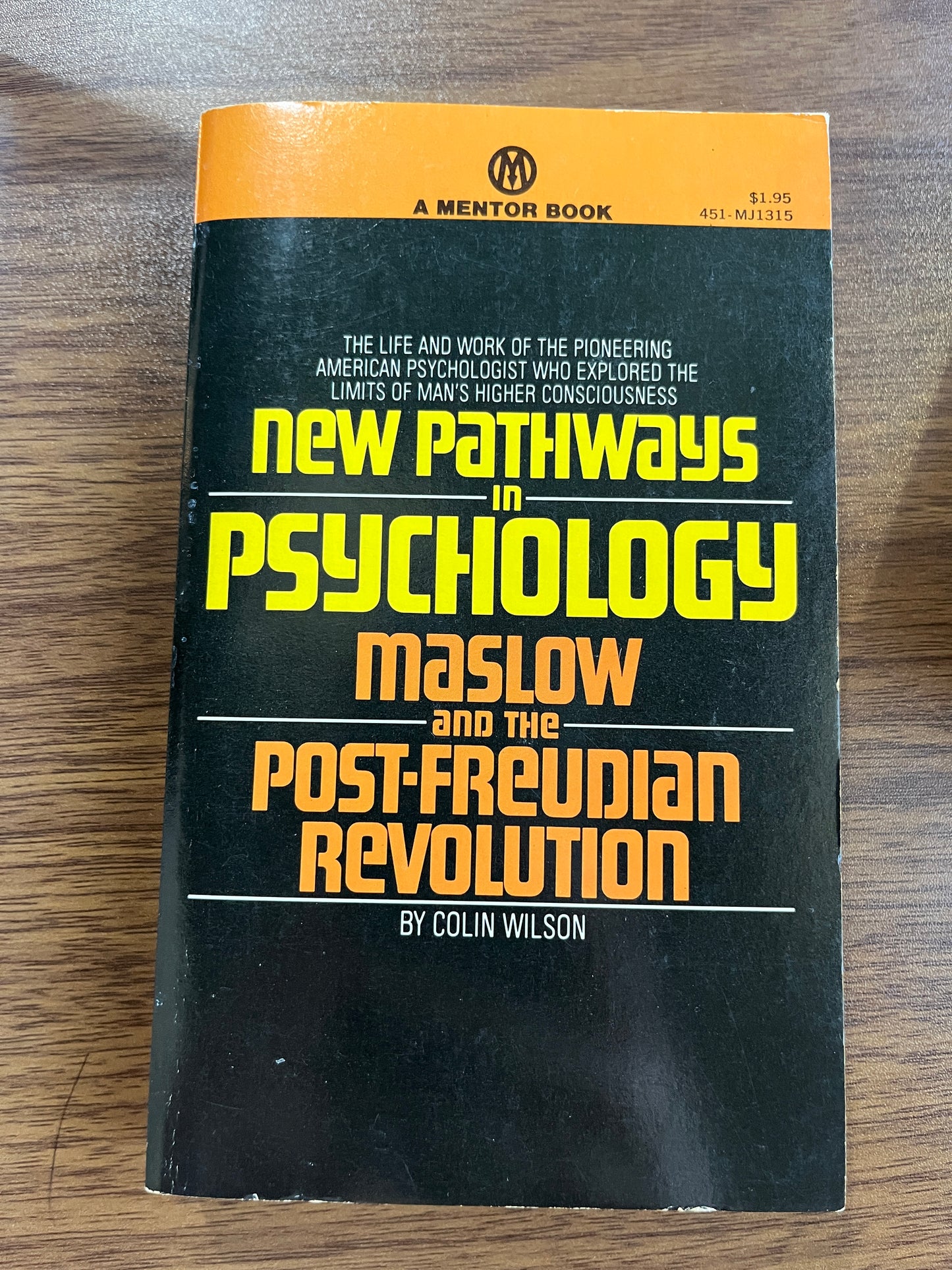 New Pathways in Psychology: Maslow and the Post-Freudian Revolution by Colin Wilson